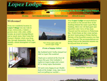 Tablet Screenshot of lopezlodge.com